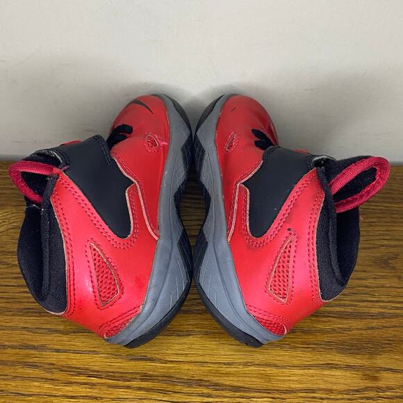 Nike LeBron Soldier 7 VII TD University Red Black Grey Basketball Sneakers 8C - Picture 5 of 7
